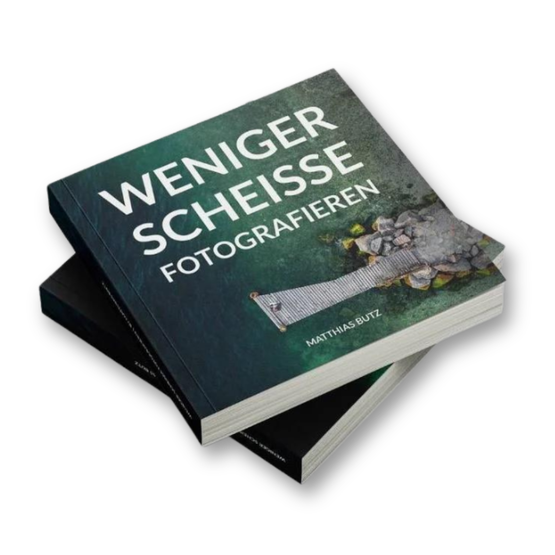 Buch "Weniger Scheiße Fotografieren" von Trainer Matthias Butz