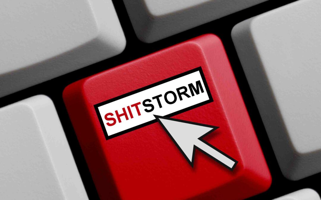 5 Wege, um auf einen Shitstorm zu reagieren