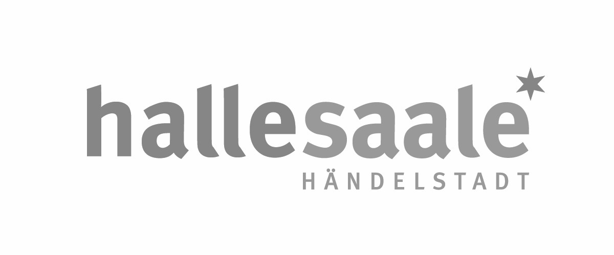 Logo hallesaale schwarzweiss