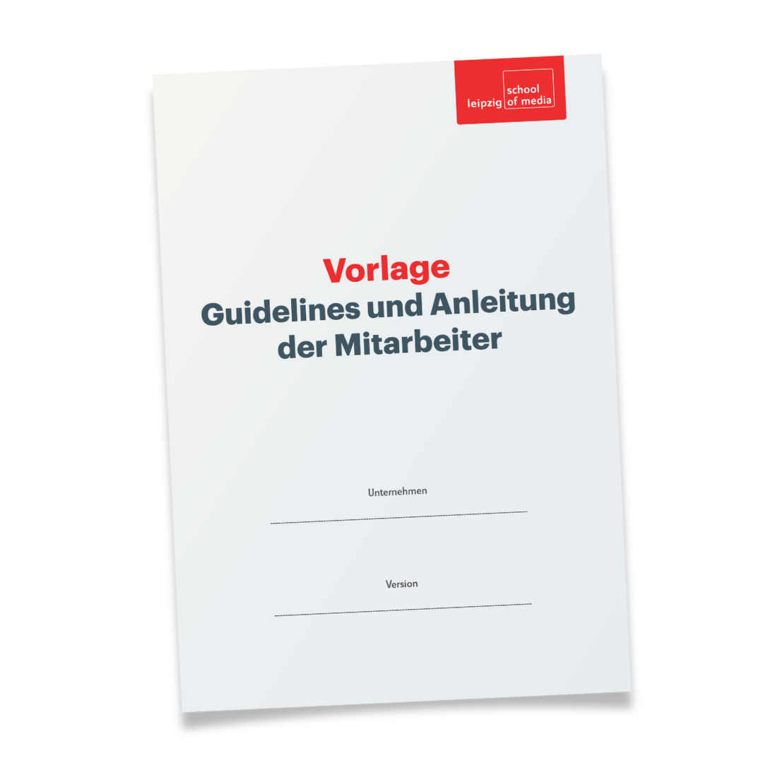 Abbildung der Vorlage Guidelines Corporate Influencer
